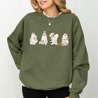 French Bulldog Halloween Shirt – Cute Ghost Dog Spooky Season Graphic Tee