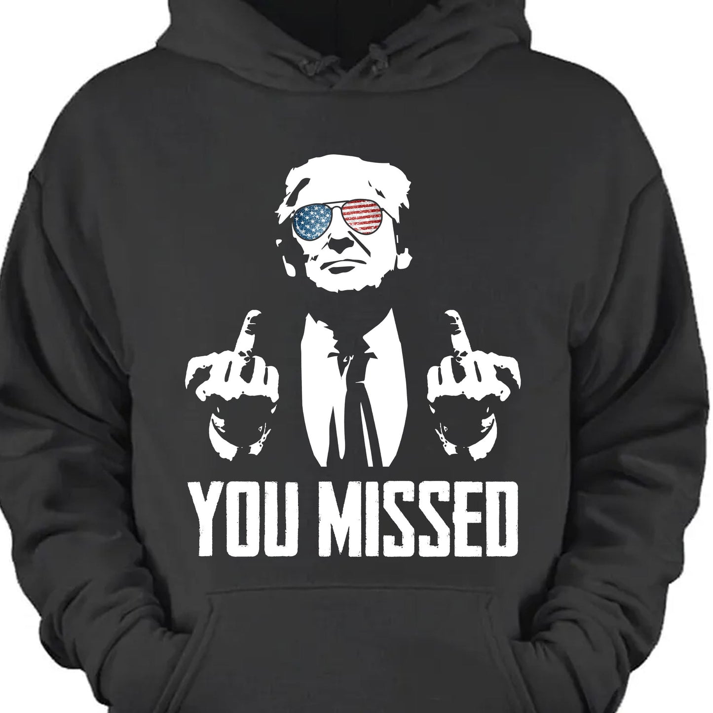 You Missed | Trump Fight 2024 Shirt Pennsylvania Rally | Shirt Dark C1115 - GOP