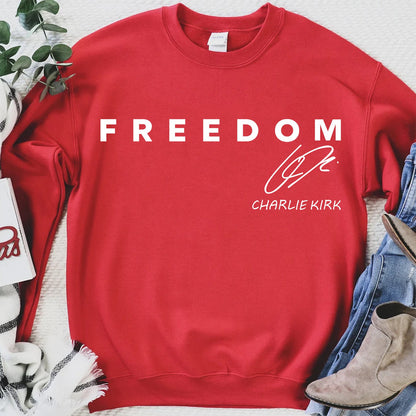 Red Freedom Shirt | Charlie Kirk Red Shirt | We Wear Red Charlie Kirk Birthday October 14 683063