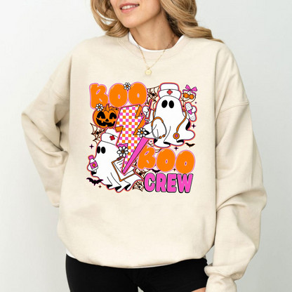 Boo Boo Crew Nurse Halloween Shirt – Cute Ghost Nurse Graphic Tee