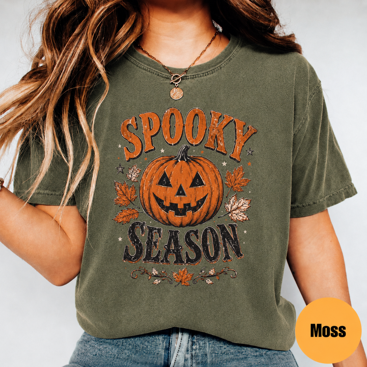 Spooky Season Pumpkin Shirt – Vintage Halloween Graphic Tee